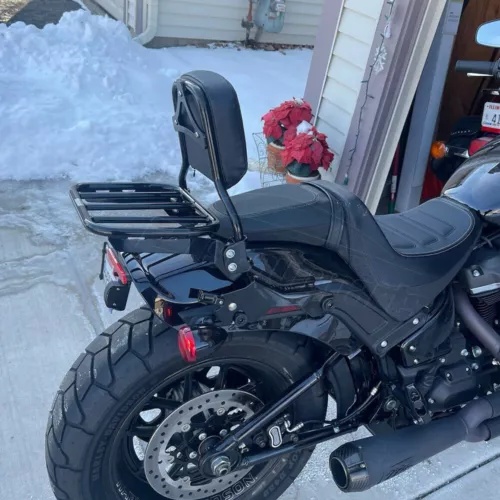 2018-UP ハーレー FXFB 取り外し可能助手席シーシーバー バックレスト