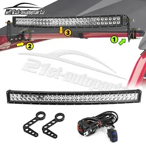 ルーフ 32 インチ湾曲 LED ライトバーブラケットワイヤーキットヤマハ