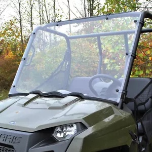 ポラリスレンジャー 400 570 800 EV 500 クルー 2010-2014 2879491 US 用フルフロントガラス Full Windshield For Polaris Ranger 400 570 800 EV 500 Crew 2010-2014 2879491 US その他バイクパーツ