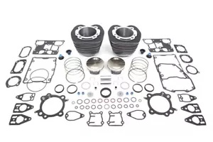 Vtwin ブラック 110 シリンダー エンジンキット 2007-2017 ハーレー ツーリング ソフテイルに適合 Vtwin Black 110 Cylinder Engine Kit fits 2007-2017 Harley Touring Softail