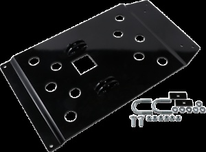 Moose ブラック 除雪車取り付けプレート 97-02 Kawasaki プレーリー