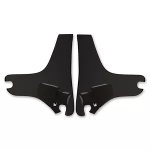 Cycle Visions ブラック 取り外し可能 シーシーバー サイド プレート 97-08 ハーレー ツーリング FLHTC Cycle Visions Black Detachable Sissy Bar Side Plates 97-08 Harley Touring FLHTC