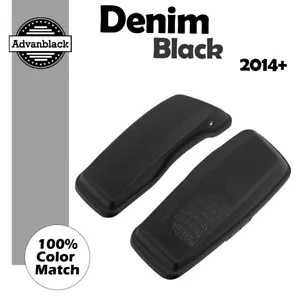 デニムブラック デュアル 6x9 スピーカー蓋 2014+ ハーレー ツーリング FLHR FLHXS FLTRX 用 DENIM BLACK Dual 6x9 Speaker Lids For 2014+ Harley Touring FLHR FLHXS FLTRX