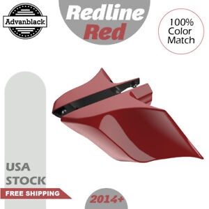 ③専用出品 Redline レッド ストレッチ拡張サイドカバー ハーレー