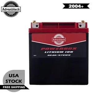 Advanblack ハーレーツーリングバイク用 POWERBOX リチウムバッテリー