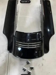 OS&D Advanblack VIVID BLACK リアフェンダーエクステンション '09-'22 ツーリング用 OS&D Advanblack VIVID BLACK REAR FENDER EXTENSION FOR '09-'22 TOURING