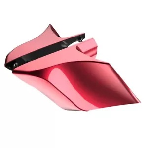 Velocity レッド Sunglo CVO 拡張ストレッチサイドカバーパネル 2014+ ハーレー用 Velocity Red Sunglo CVO Extended Stretched Side Cover Panel For 2014+ Harley その他バイクパーツ