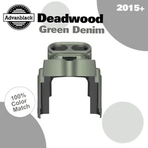 Advanblack デッドウッド グリーン デニム ゲージ クラスター カバー