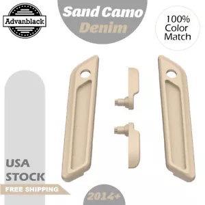 サドルバッグリッドレバー&ラッチカバーセットキット 14歳以上ハーレーツーリング用 SAND CAMO DENIM Saddlebag Lid Lever & Latch Cover Set Kit For 14  Harley Touring SAND CAMO DENIM