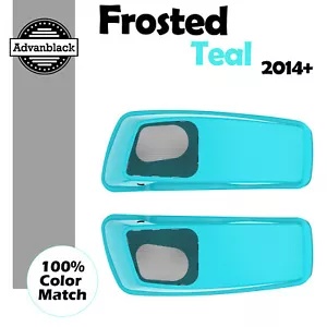 フロストティール 6x9 サドルバッグスピーカー蓋 2014+ ハーレーダビッドソン ツーリング用 Frosted Teal 6x9 Saddlebag Speaker Lid For 2014+ Harley Davidson Touring