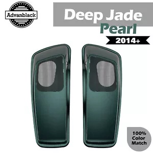 ディープ ジェイド パール 6x9 サドルバッグ スピーカー蓋 14+