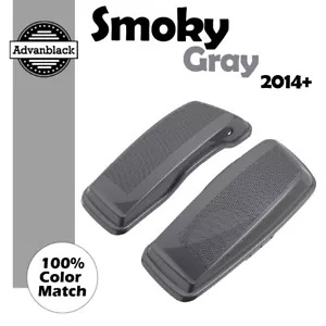 スモーキーグレー デュアル 6x9 スピーカー蓋 2014+ ハーレー