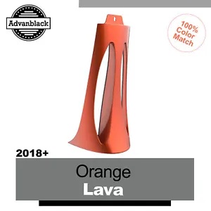 オレンジ LAVA ABS プラスチックチンスポイラー 2018+ M8