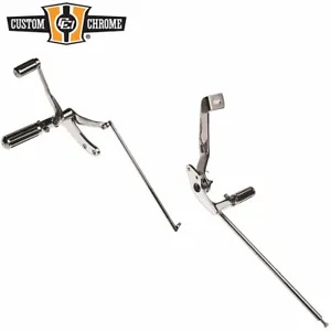 クローム フォワード コントロール リブペグ マウント キット ハーレー ダイナ グライド 1991-2014 に適合 Chrome Forward Control Ribbed Pegs Mount Kit Fit For Harley Dyna Glide 1991-2014