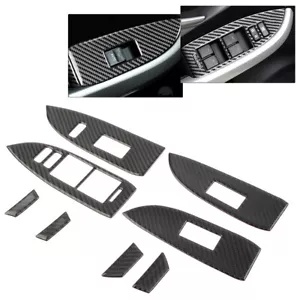 8 個トヨタプリウス 2012-2015 LHD ドアウィンドウリフトスイッチパネルカバートリム米国 8pcs For Toyota Prius 2012-2015 LHD Door Window Lift Switch Panel Cover Trim US