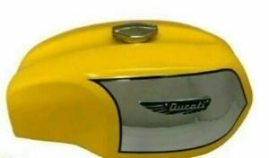 やーさん専用 ドゥカティ 750 GT 1972 イエロー & クローム スチール ガス燃料