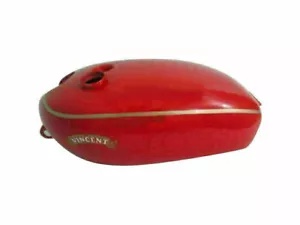 Vincent HRD レッド塗装アルミニウム ガス燃料ガソリン タンク VINCENT HRD RED PAINTED ALUMINIUM GAS FUEL PETROL TANK