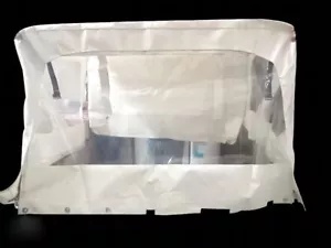 交換用ソフトトップとクリアリアウィンドウ ホワイト 1986-1994 スズキ