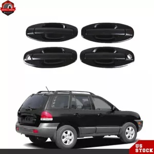 フロントリアドアハンドル外装 4 個 RH + LH プラスチック 2001-06 ヒュンダイ サンタフェ用 Front Rear Door Handle Exterior 4pcs RH+LH Plastic For 2001-06 Hyundai Santa Fe
