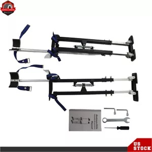 調節可能なアルミニウム乾式壁の高床式36 - 48インチの画家の歩く用具黒 Adjustable Aluminum Drywall Stilts 36 - 48 Inch Painters Walking Tools Black
