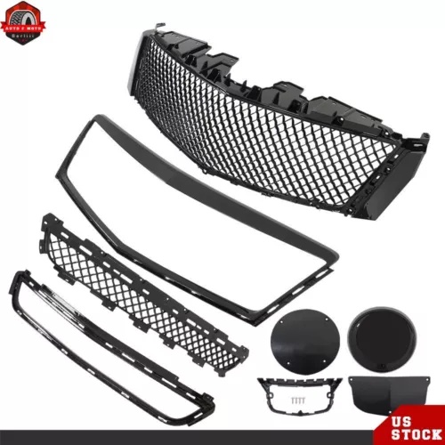 ■■■専用■■■　4点 2013-2016 2017 キャデラック XTS フロントアッパーグリル + 下部