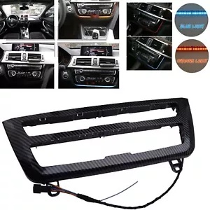 車の雰囲気 LED ライトカバー BMW 3 & 4 シリーズ F30 F32 F35 カーボンファイバー 1X Car Atmosphere LED Lights Cover For BMW 3 & 4 Series F30 F32 F35 Carbon Fiber 1X
