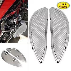 ドライバーフロアボード クローム ハーレーエレクトラ ロードグライド ファットボーイ FLHTK FLHX FLHR用 Driver Floorboards Chrome For Harley Electra Road Glide Fat Boy FLHTK FLHX FLHR