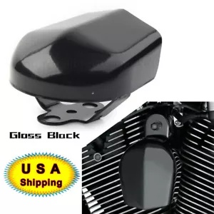 グロスブラックホーンカバーハーレーツーリングエレクトラストリートロードグライドキングUSAに適合 Gloss Black Horn Cover Fit For Harley Touring Electra Street Road Glide King USA