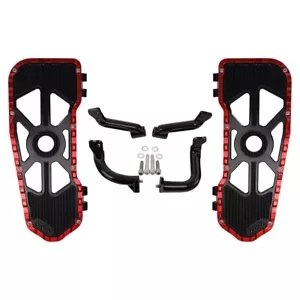 レッド ドライバー フロアボード フットボード ブラケット付き