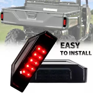 ブラック UTV LED リアブレーキテールライト 2013-2020 Polaris Ranger 900 XP 1000 570用 Black UTV LED Rear Brake Tail Light for 2013-2020 Polaris Ranger 900 XP 1000 570
