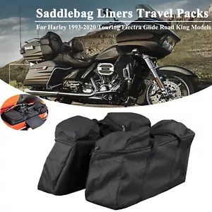 サドルバッグ荷物ソフトライナーハーレー 1997-2021 ツーリングモデルツアーパックに適合 Saddlebag Luggage soft Liners Fit For Harley 1997-2021 Touring models tour pack