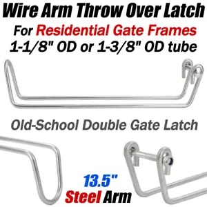 オーバースロー ワイヤー アーム トップ ゲート ラッチ チェーン