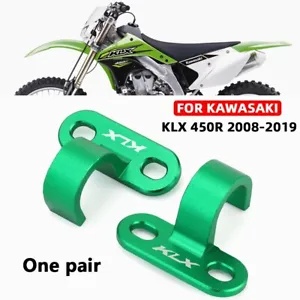 CNC リアブレーキホースガイドクランプ KAWASAKI KLX 450R KLX450R 2008-2019 グリーン CNC Rear Brake Hose Guide Clamp For KAWASAKI KLX 450R KLX450R 2008-2019 Green
