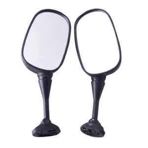 ブラックペアリアビューサイドミラーホンダ CBR600 F4 99-00 CBR919 CBR900 に適合 Black Pair Rear View Side Mirrors Fit For Honda CBR600 F4 99-00 CBR919 CBR900