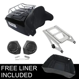 る キングパック トランク & ラック & スピーカー ハーレーストリート