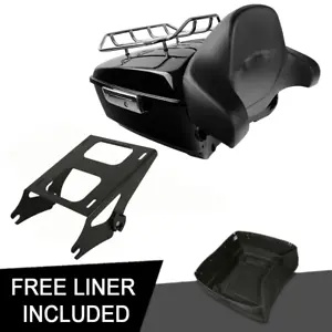 キングパック トランク + ラック バックレスト ハーレー ツアー