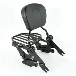 ブラックシーシーバーバックレスト荷物ラックドッキングフィット