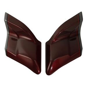 ストレッチサイドカバーパネル ハーレーロードキング 14-23 ブラック