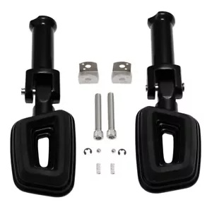 アルミ乗客フットペグサポートマウントハーレーソフテイルファットボブ 18-23 に適合 Aluminum Passenger Foot Pegs Support Mount Fit For Harley Softail Fat Bob 18-23