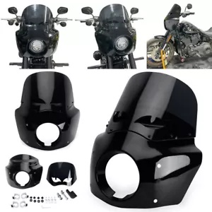 フロントヘッドライトフェアリング 12インチフロントガラス付き