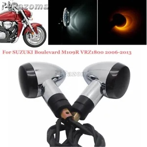 2x フロントアンバーターンシグナルインジケータースズキブルバード