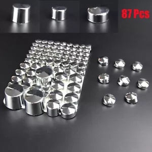 87x オートバイボルトネジトッパーキャップハーレーソフテイルツインカム 84-06 用カバー 87x Motorcycle Bolt Screw Toppers Caps Covers For Harley Softail Twin Cam 84-06