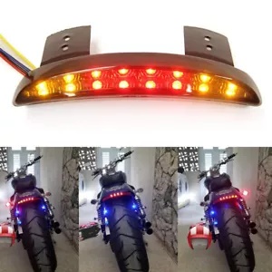 LED フェンダーブレーキリアテールライトターンシグナルハーレースポーツスターソフテイルダイナ LED Fender Brake Rear Tail Light Turn Signal For Harley Sportster Softail Dyna