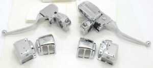 せき様 ご購入予定品 クローム ブレーキ クラッチ ハンドルバー コントロール キット 15MM