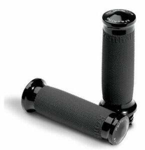 セット ブラック パフォーマンス マシン PM コンター グリップ スロットル バイ ワイヤー 08-20 ハーレー TBW Set Black Performance Machine PM Contour Grips Throttle By Wire 08-20 Harley TBW