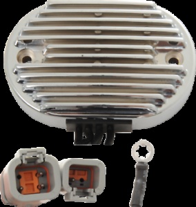 ドラッグ クローム ソリッド ステート電圧レギュレーター 40A ハーレー 2007 ソフテイル OEM 74540-07 Drag Chrome Solid State Voltage Regulator 40A Harley 2007 Softail OEM 74540-07