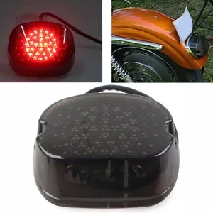 LED ブレーキテールライト統合ターンシグナルハーレースポーツスターダイナオートバイ用 LED Brake Tail Light Integrated Turn Signal For Harley Sportster Dyna Motorcycle