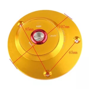 専用につき購入できません ガスキャップ 燃料タンクキャップ タンクカバー&キー ゴールド