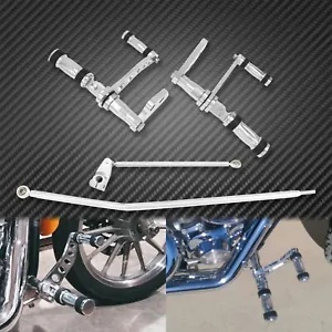 クロームアルミニウムフォワードコントロールハーレーダイナ