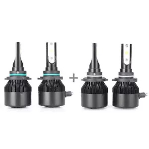 9005 9006 60W 6400LM LED ヘッドライト電球ヘッドランプ 6000K クールホワイト変換キット 9005 9006 60W 6400LM LED Headlight Bulb Headlamp 6000K Cool White Conversion Kit